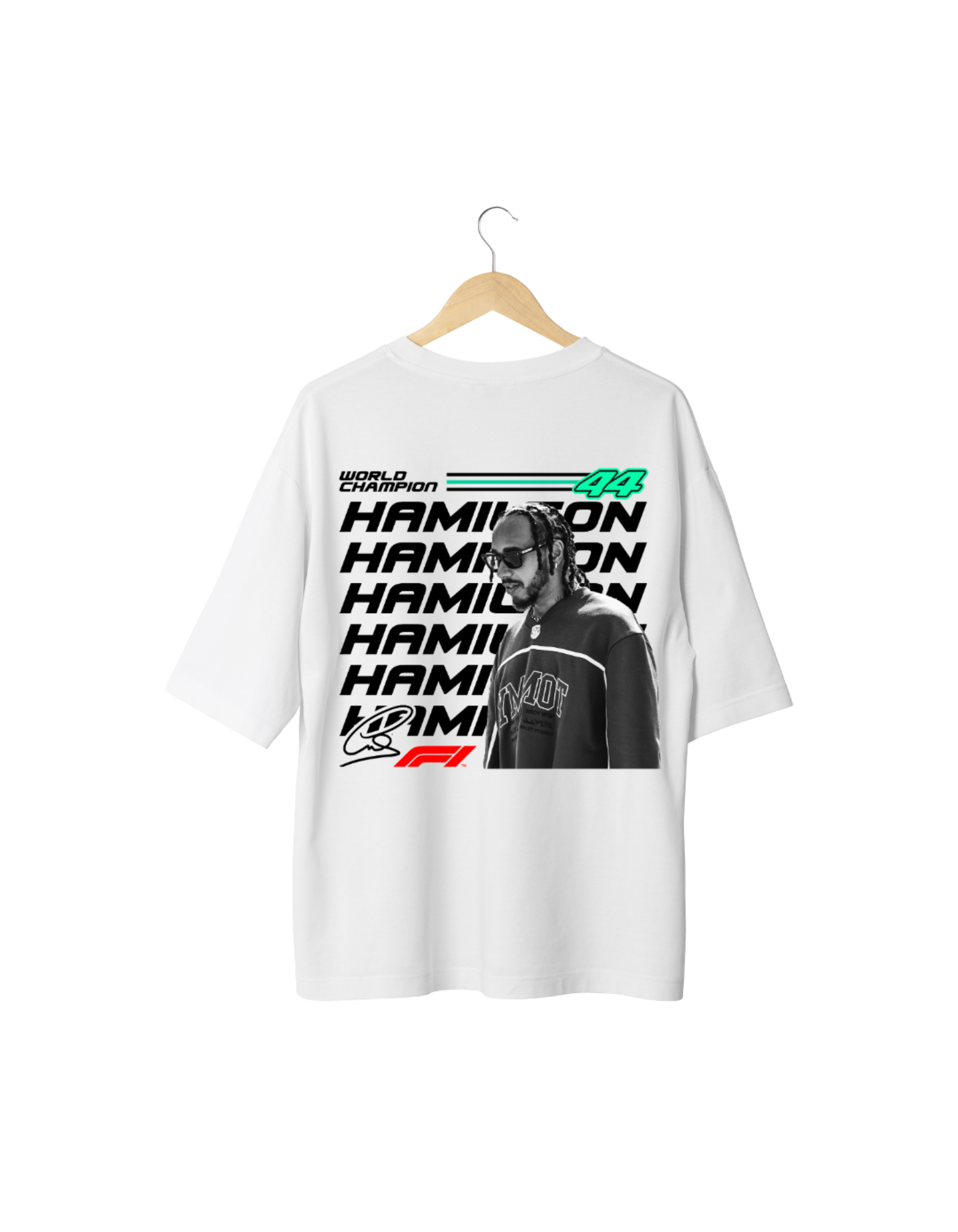 Lewis Hamilton World champ 240gsm premium tee