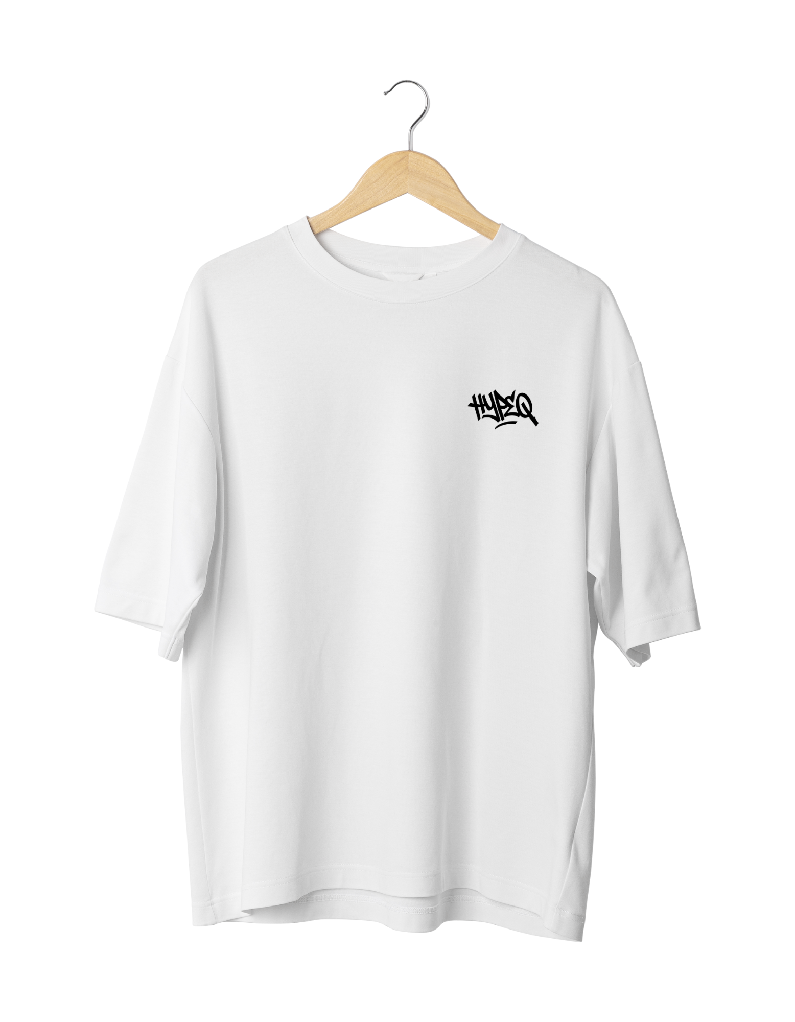 Floral skull oversized tee