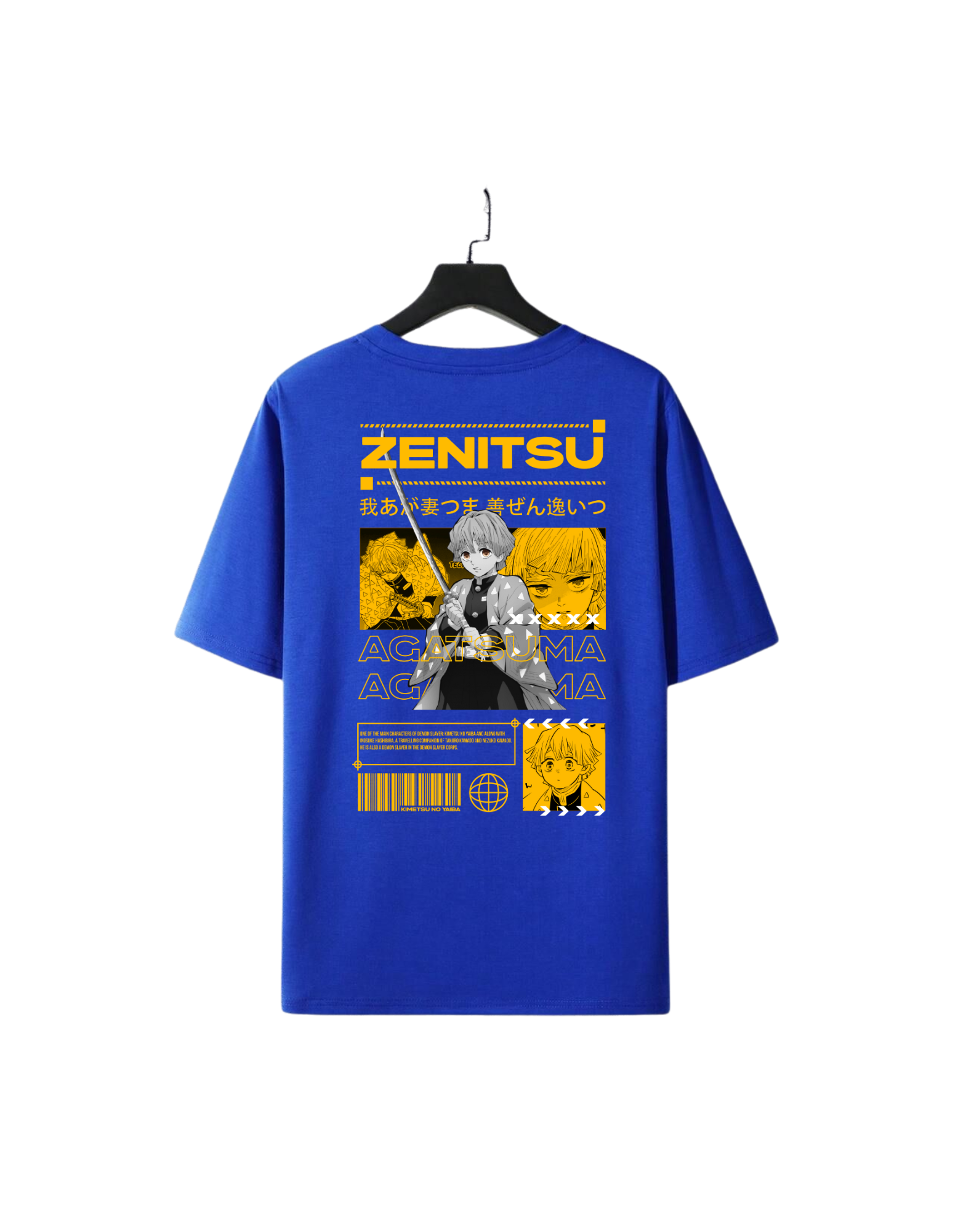 Zenitsu DEMON SLAYER oversized tee 240gsm
