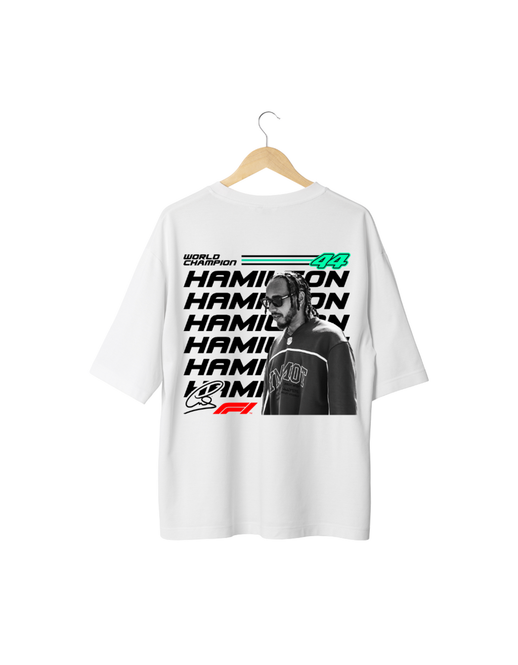 Lewis Hamilton World champ 240gsm premium tee