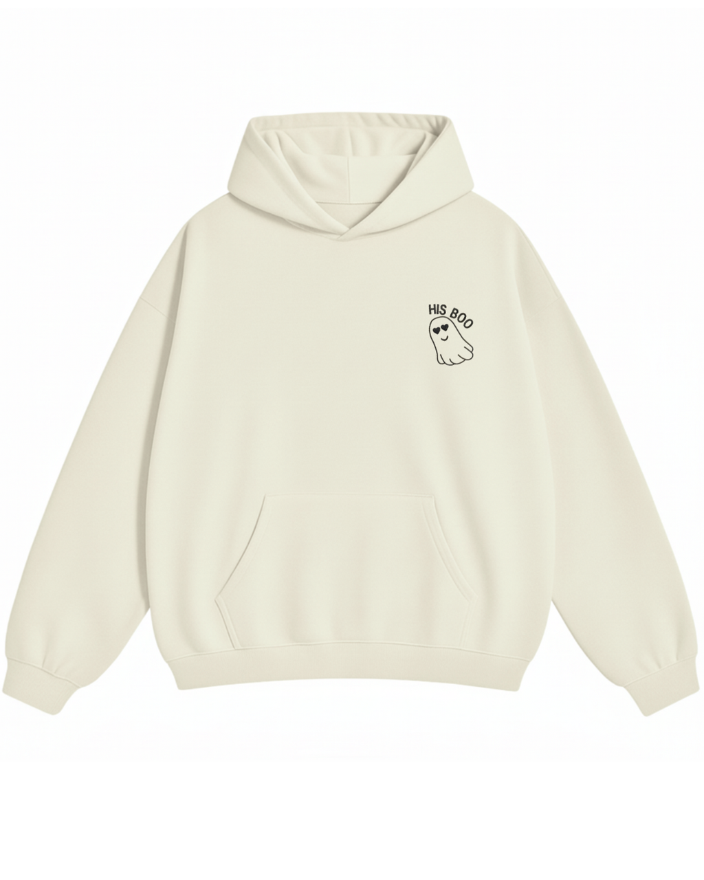 Ghost Boo couple oversized hoodie pack of 2