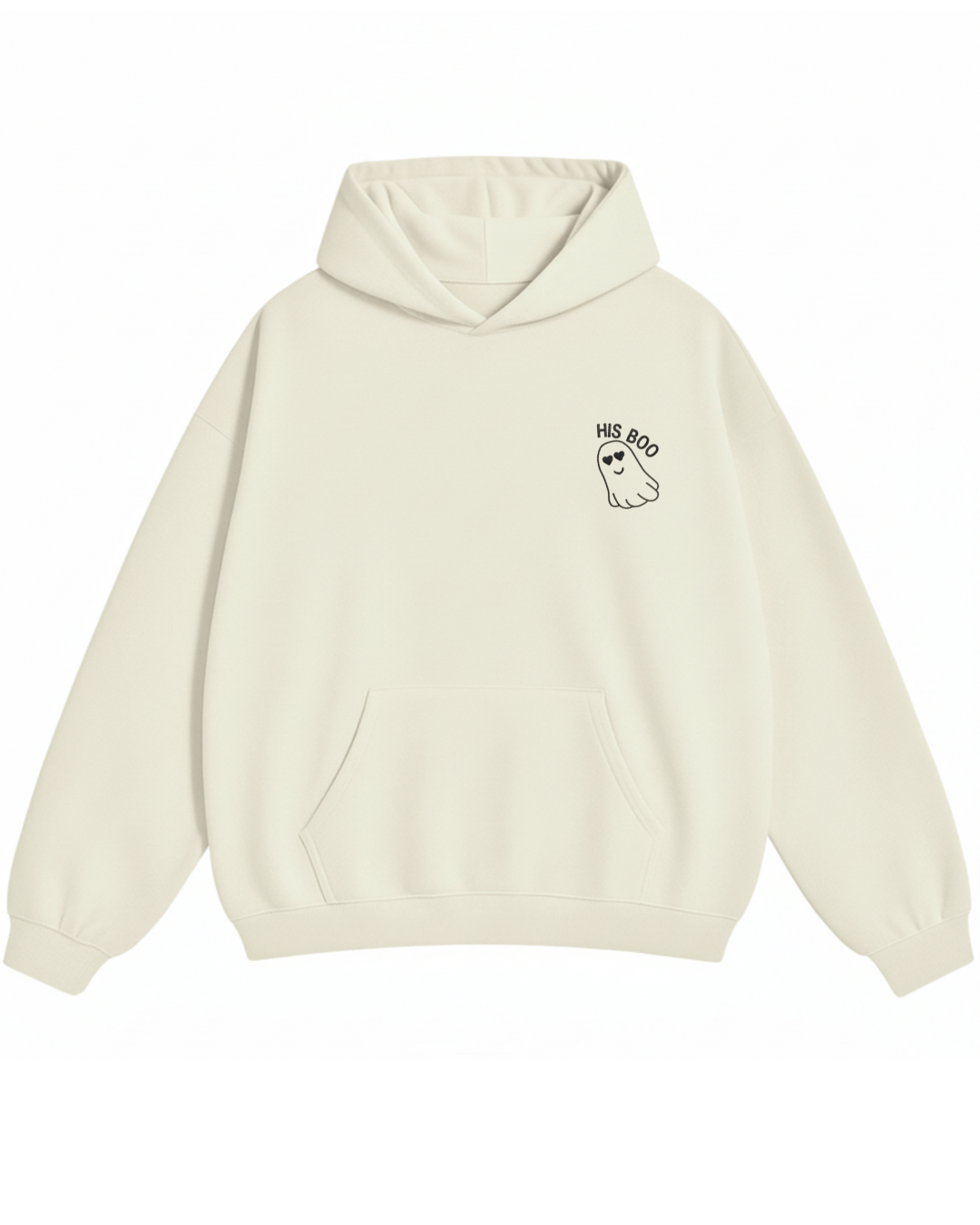 Ghost Boo couple oversized hoodie pack of 2