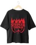 stranger things bs oversized tee