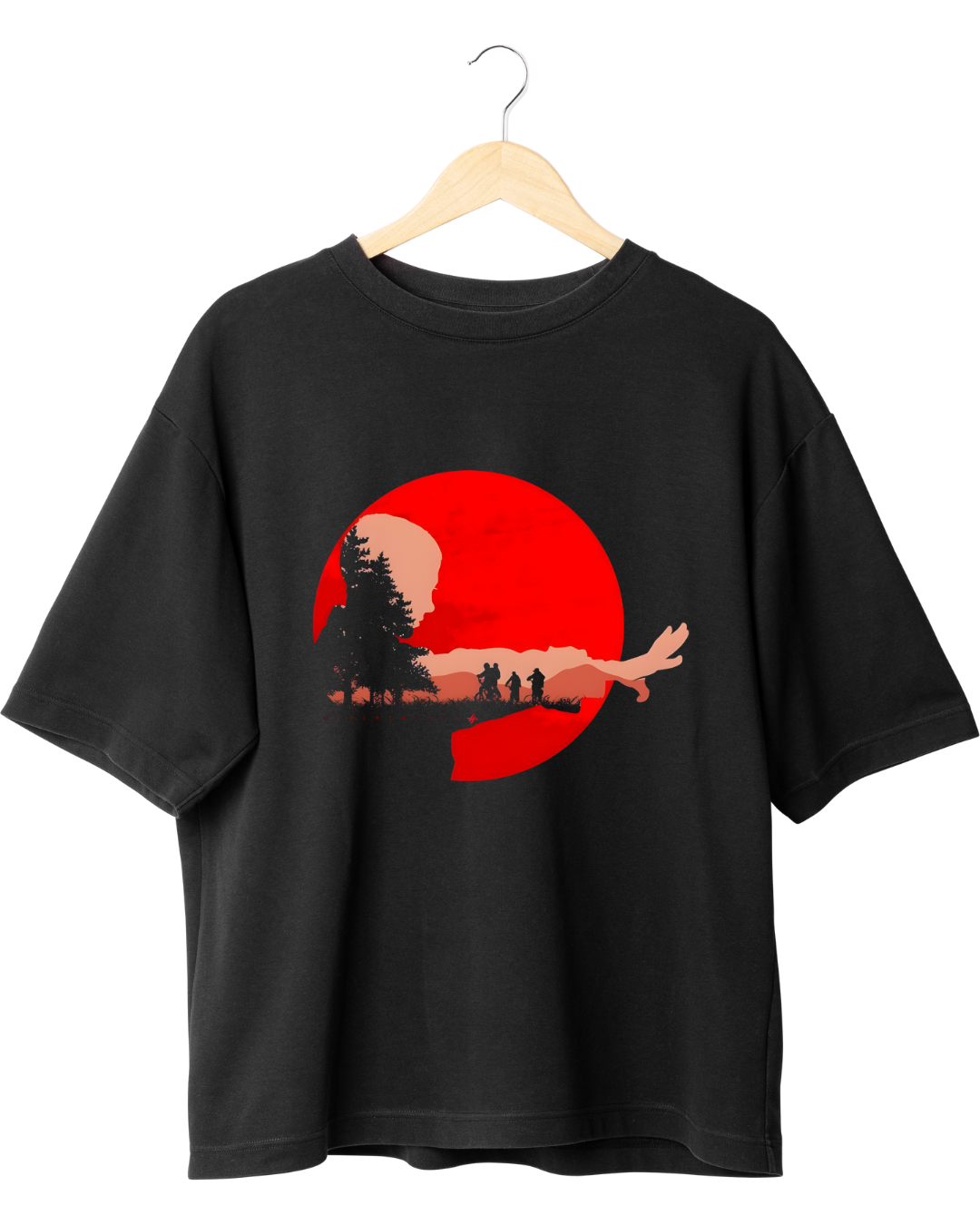 eleven stranger things oversized tee