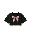 Money tie crop top