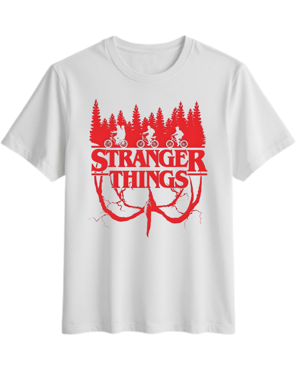 stranger things bs oversized tee