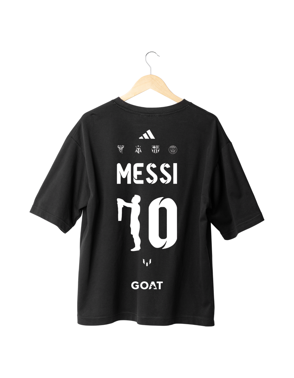 Messi GOAT Oversized tee