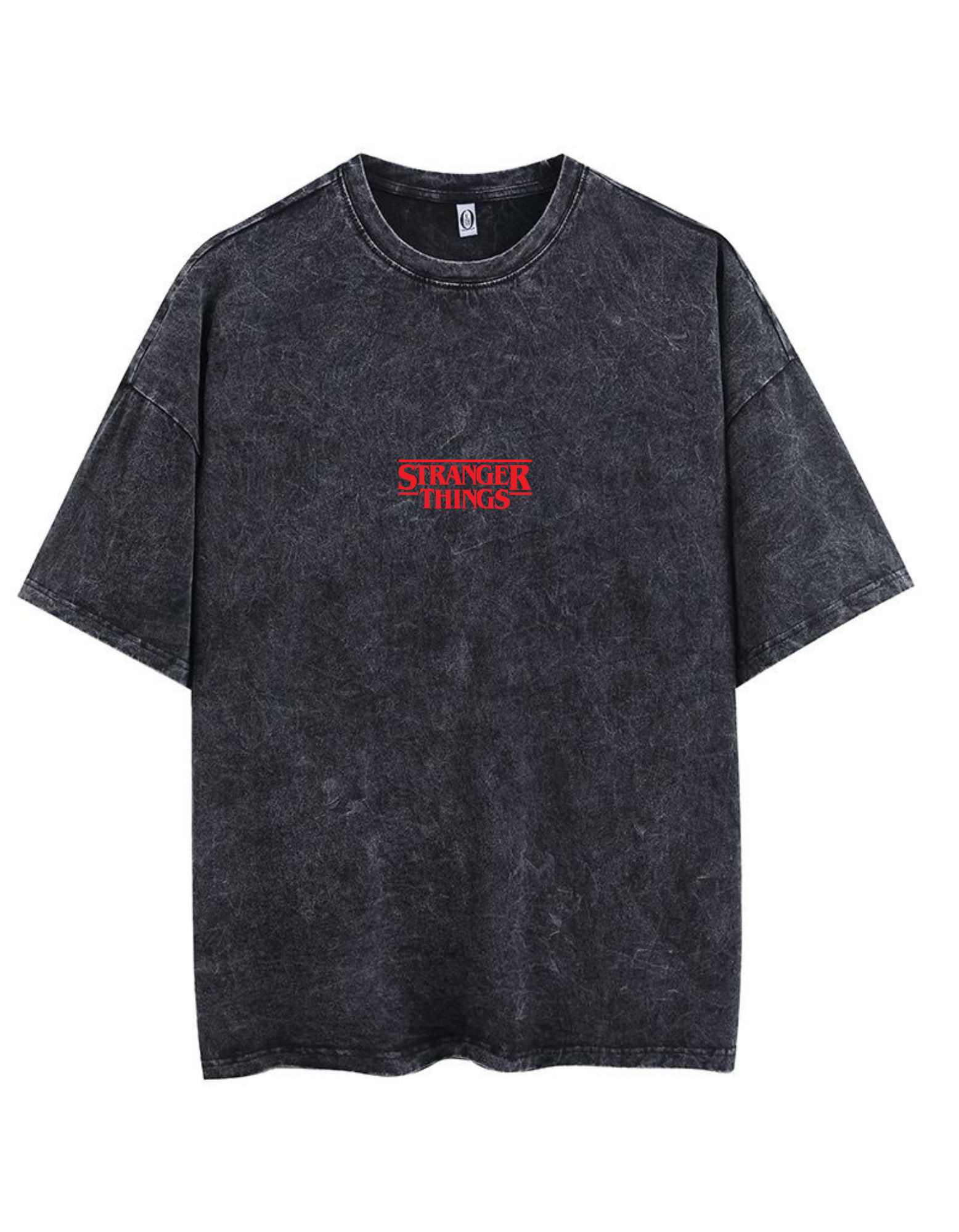 Stranger things demo acid wash tee