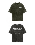 parental advisory acid wash oversized tee