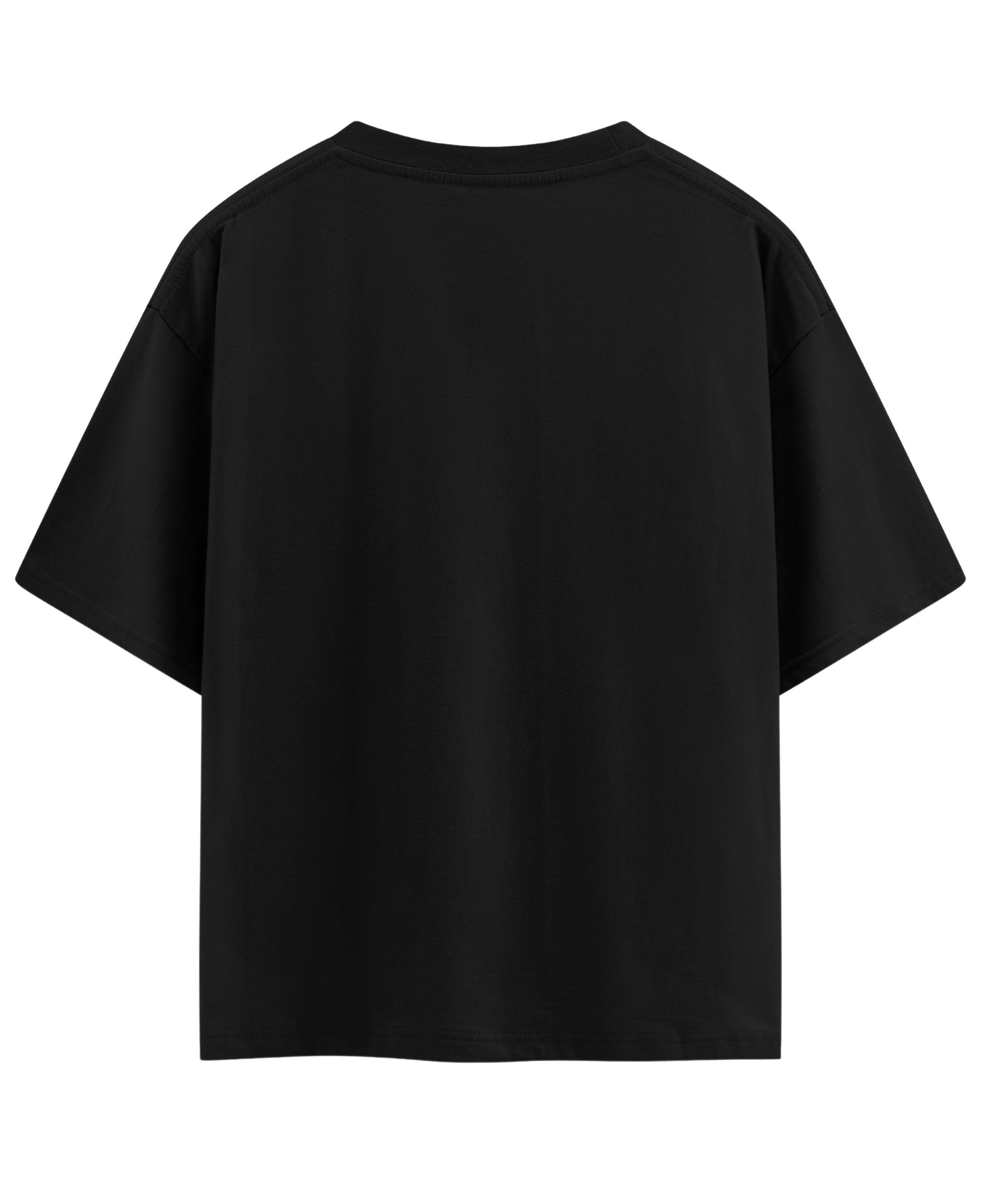 Black Oversized T-shirt Back Design