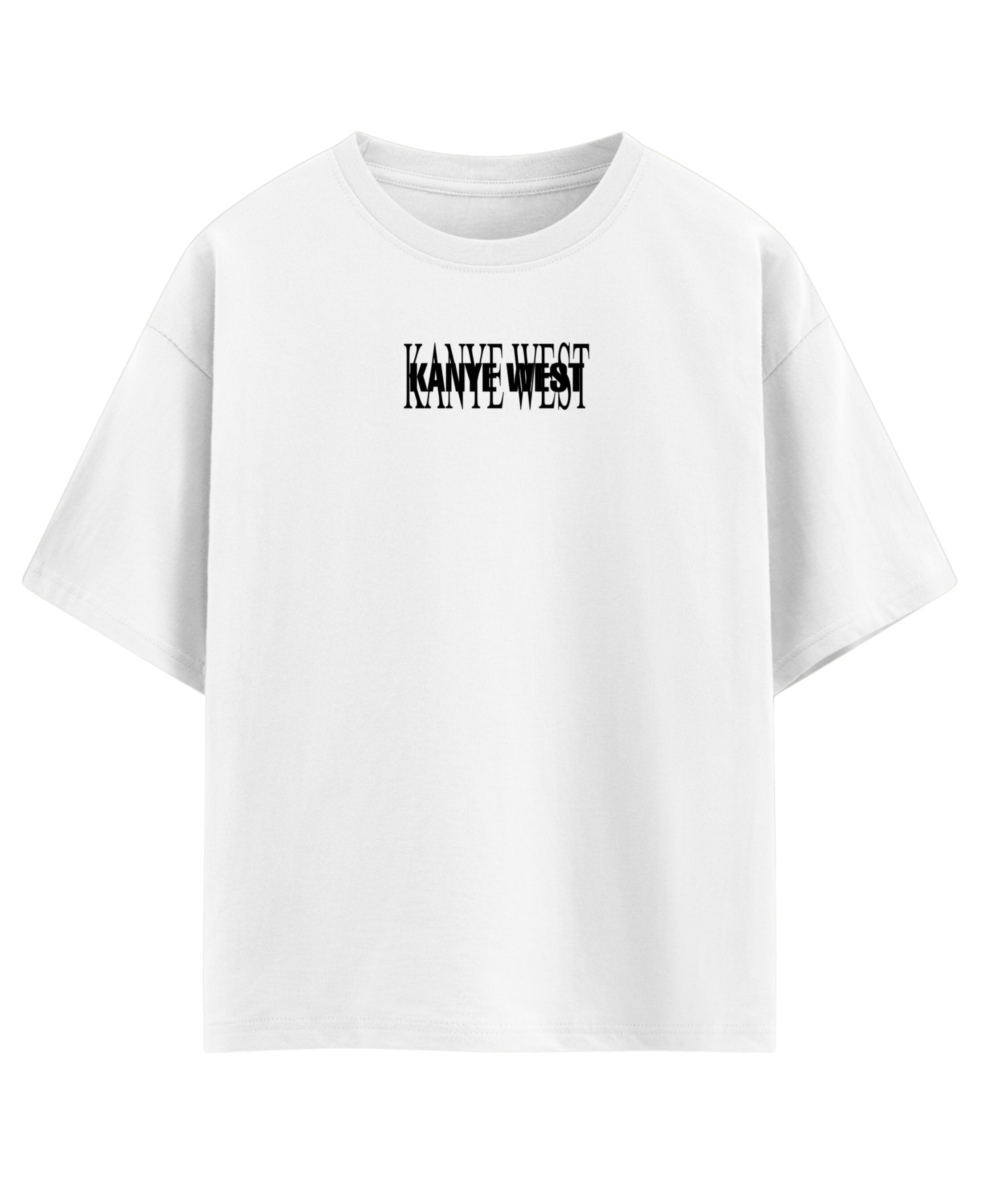 White Oversized T-shirt Front Design