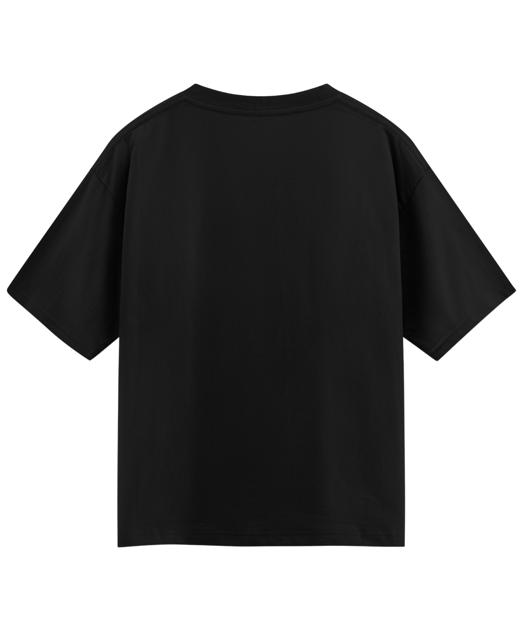 Black Oversized T-shirt Back Design