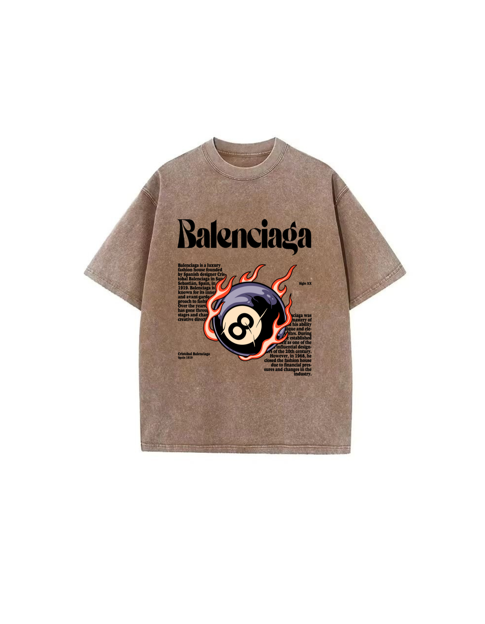 8 pool oversized tee